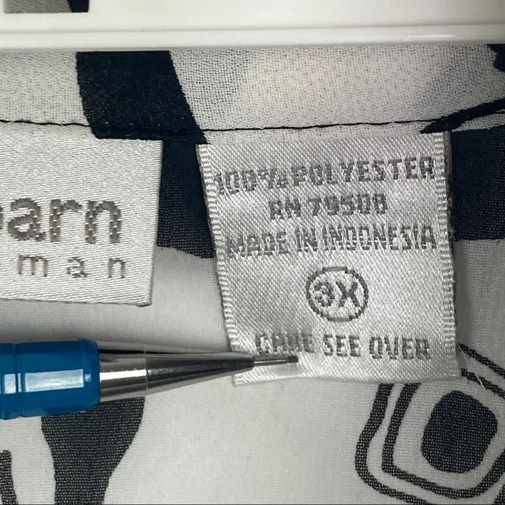 Dress Barn Woman 3X V Neck Top BoHo Graphic - Picture 4 of 9